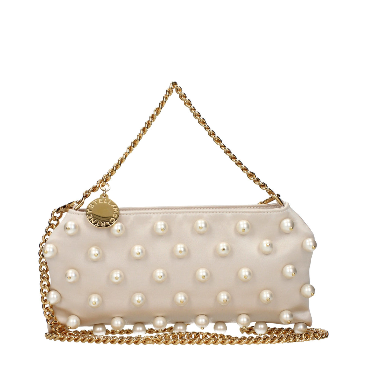 Stella McCartney Beige Stoff-Handtasche