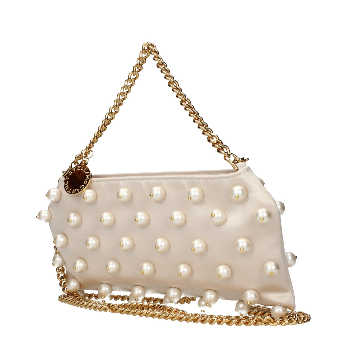 Stella McCartney Beige Stoff-Handtasche