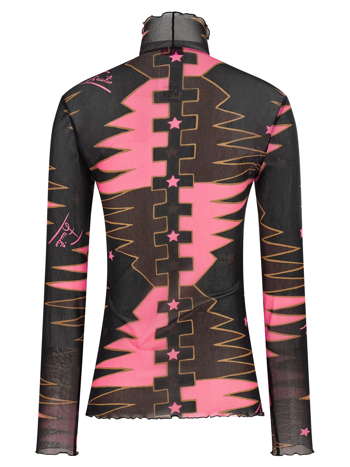 Emilio Pucci Langarm-T-Shirt aus mehrfarbigem Polyamid