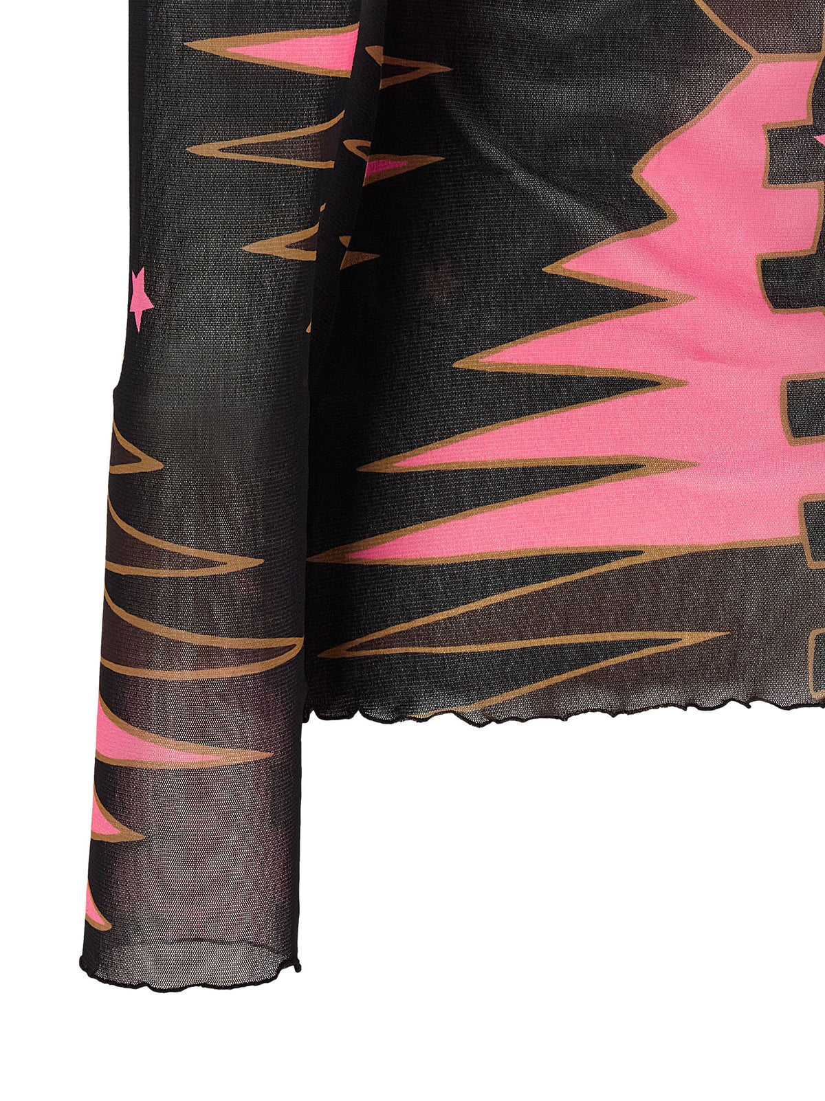 Emilio Pucci Langarm-T-Shirt aus mehrfarbigem Polyamid