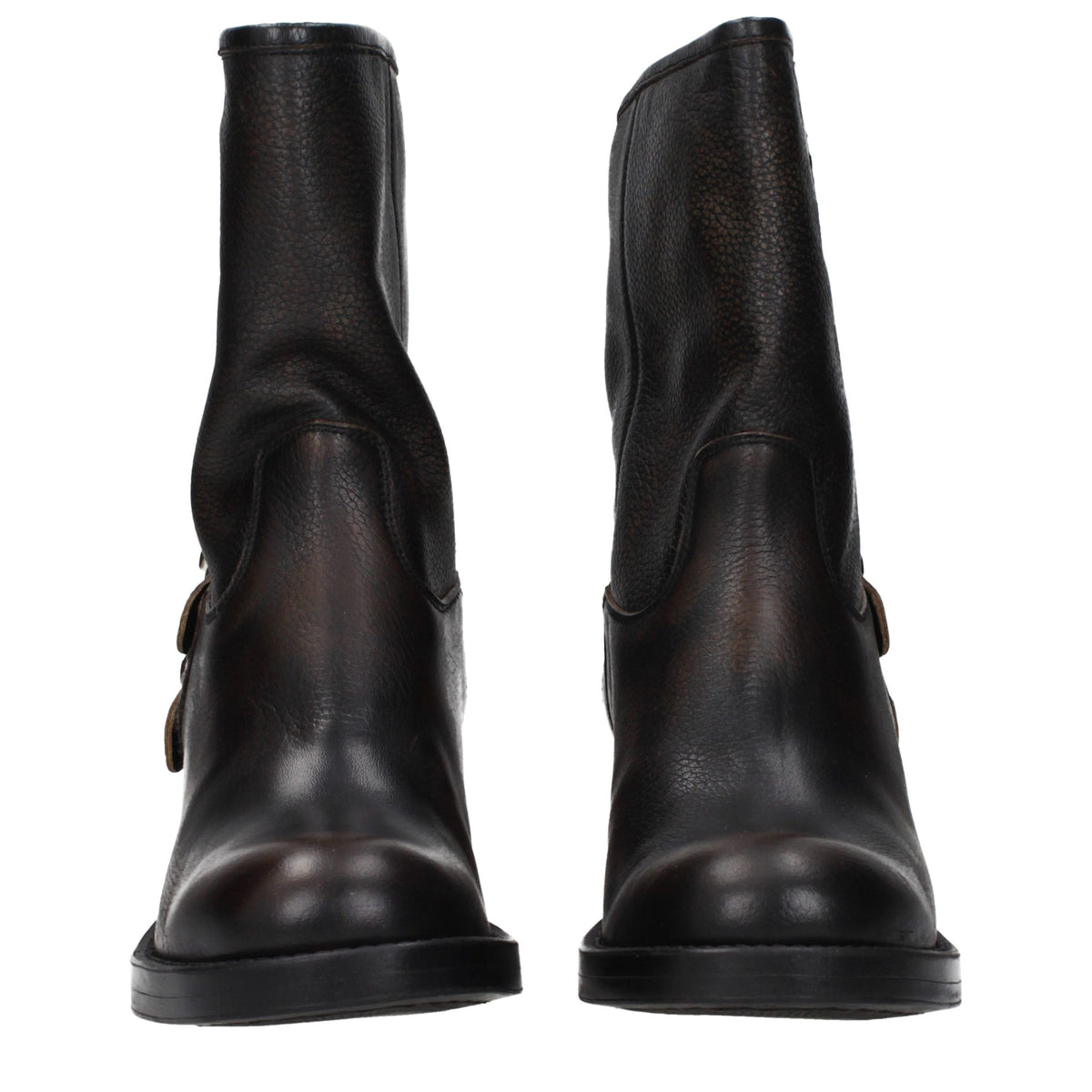 Chloé Schwarze Leder-Stiefeletten