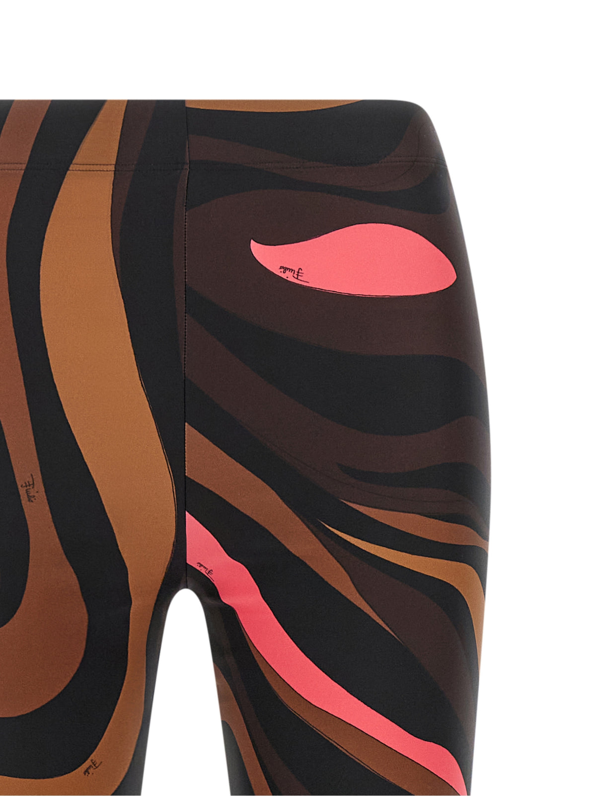 Emilio Pucci Braune Polyamid-Leggings