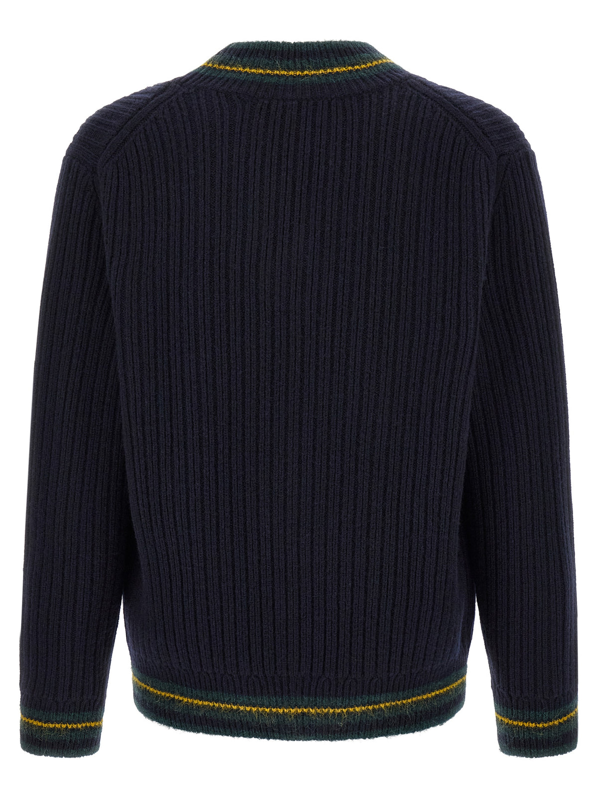 Lacoste Blauer Wollcardigan