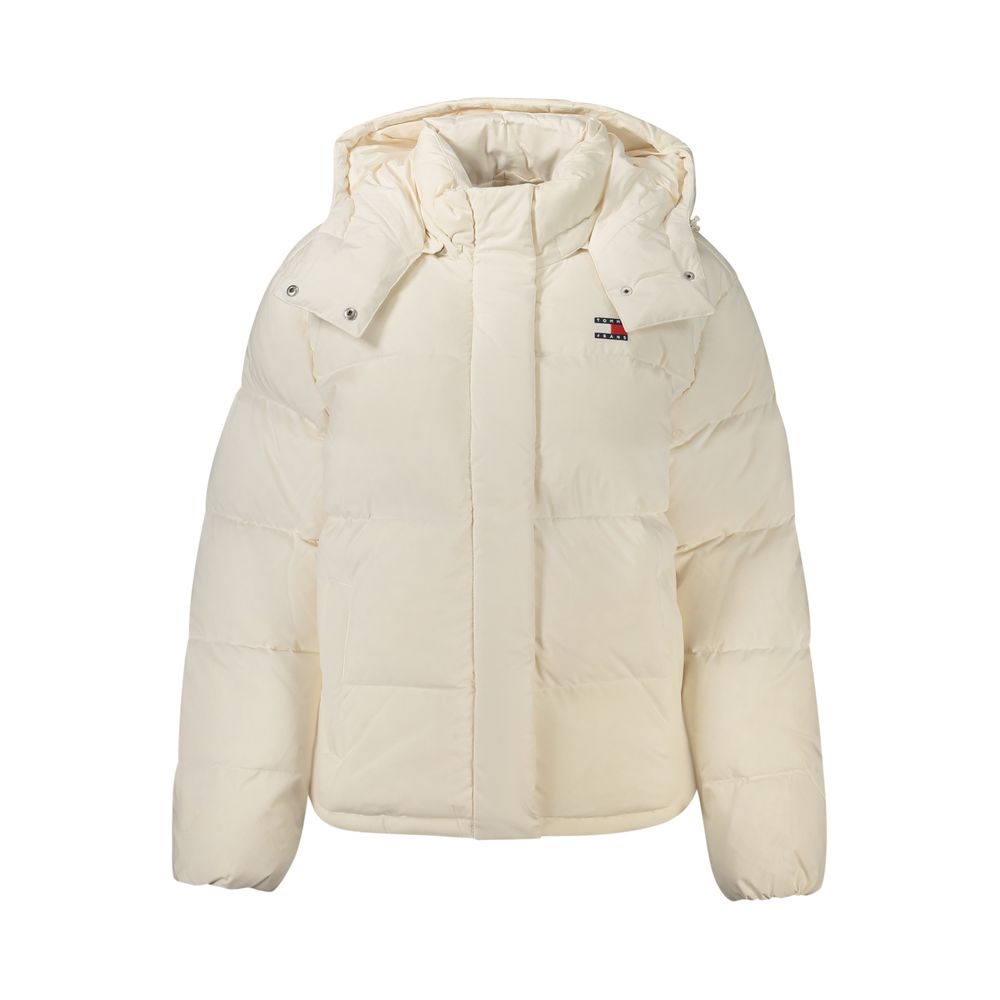 Tommy Hilfiger Weiße Damenjacke aus Polyester