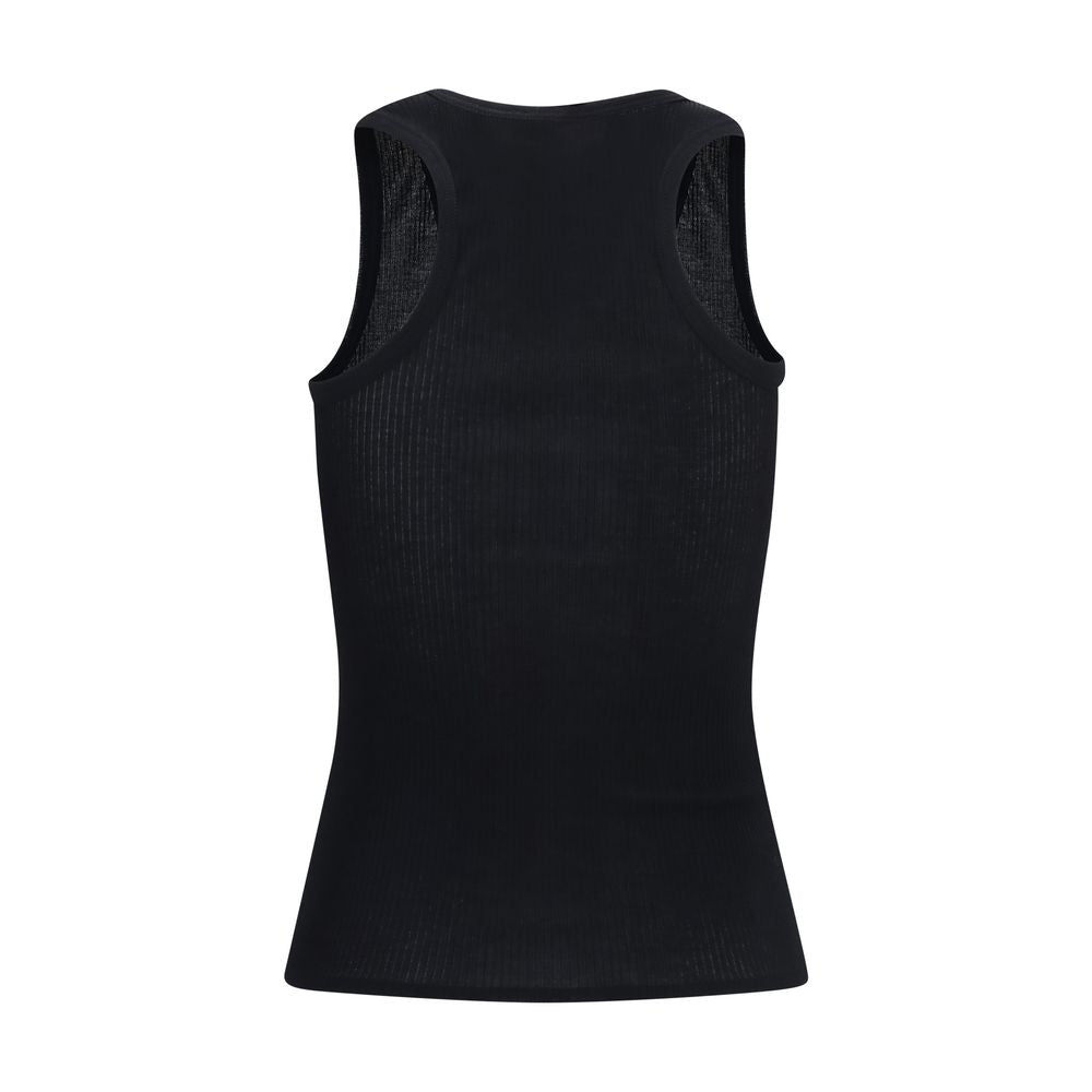 The Row Schwarze Baumwoll-Tanktops