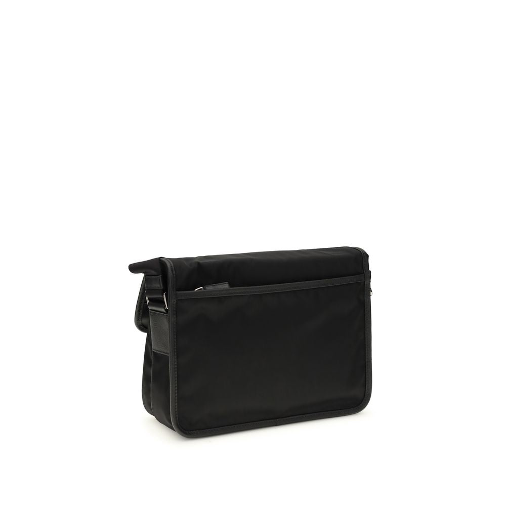 Prada Schwarze Schultertasche aus Polyamid