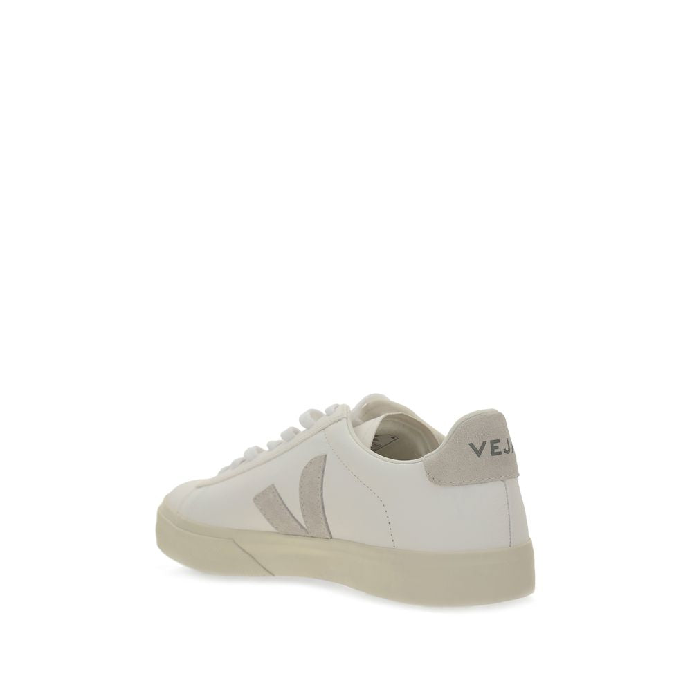 Veja Weiße Low-Top-Sneaker aus Kalbsleder Bos Taurus