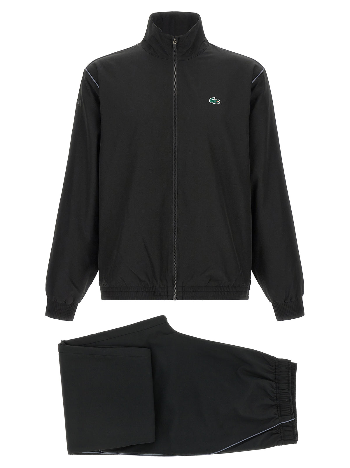 Lacoste Schwarzer Polyester-Trainingsanzug