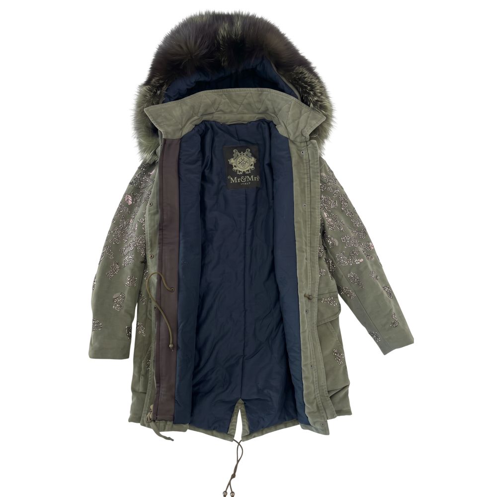Mr&Mrs Italy Grüne Baumwolljacke für Damen