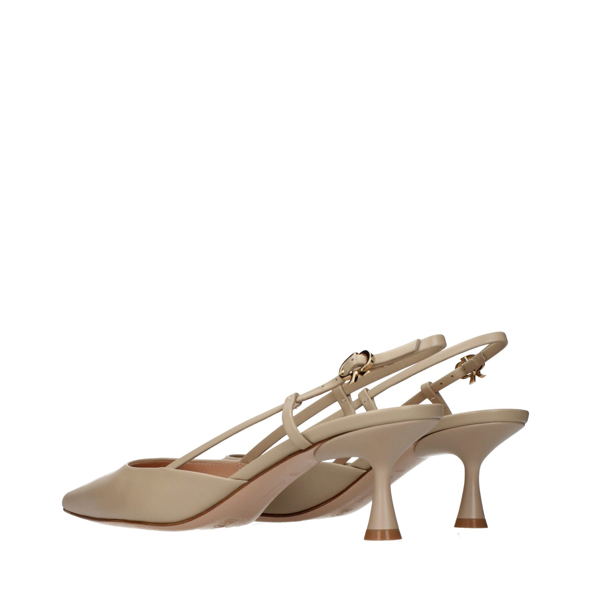 Gianvito Rossi Beige Leder Pumps mit hohem Absatz