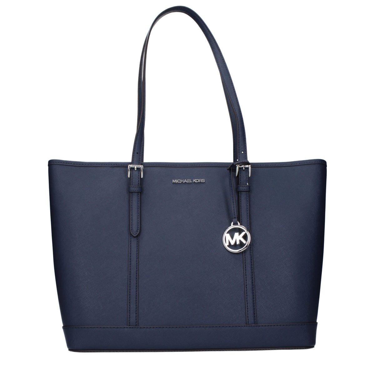 Michael Kors Schultertasche aus blauem Leder