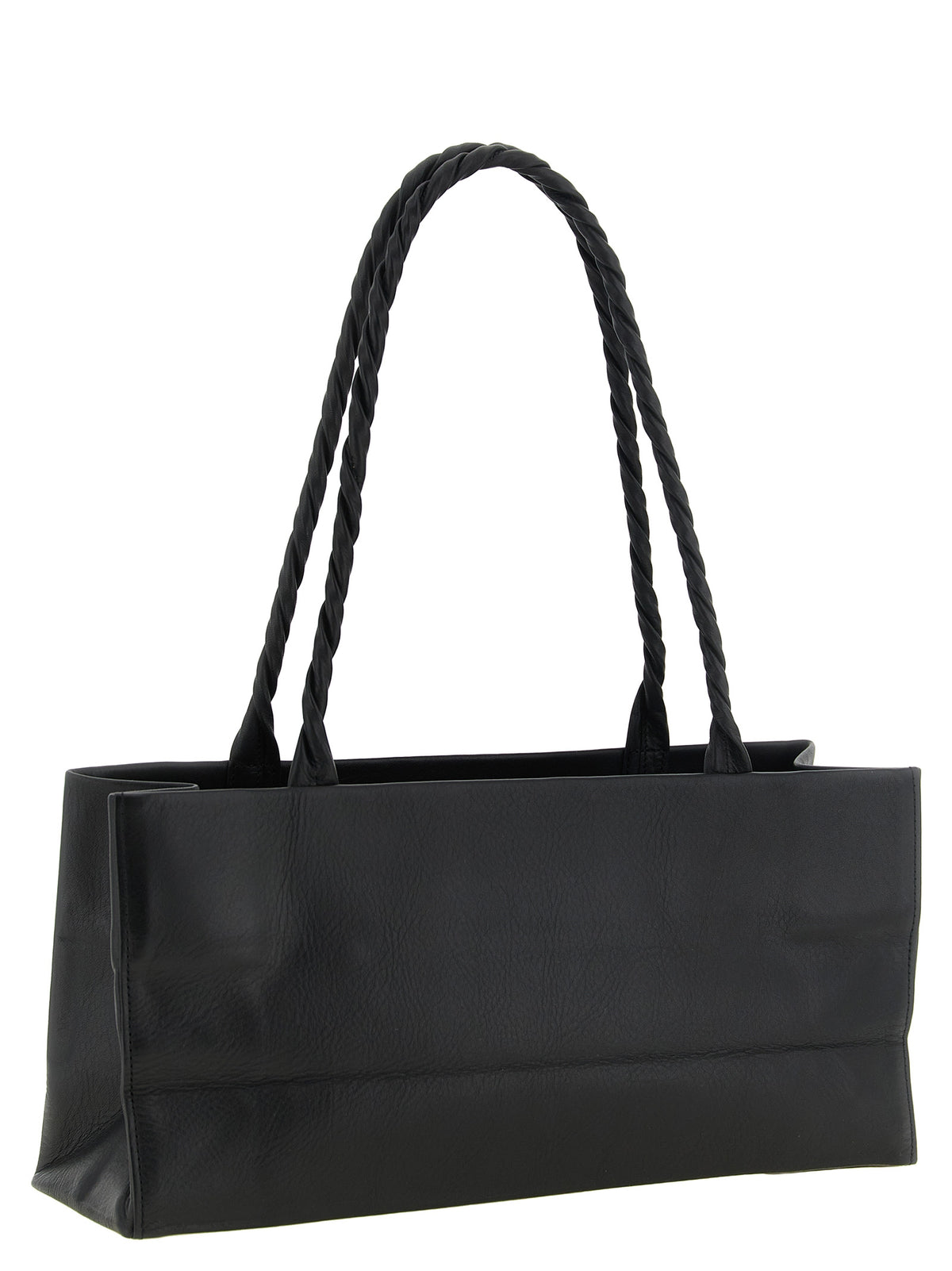 Issey Miyake Schwarze Schultertasche aus Polyester