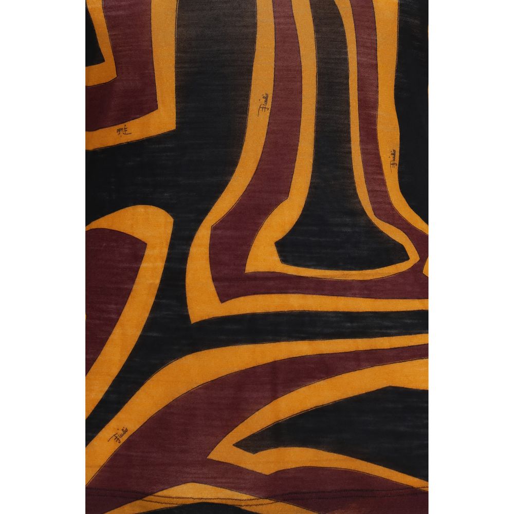 Emilio Pucci Mehrfarbiges Wollhemd mit Aries-Muster