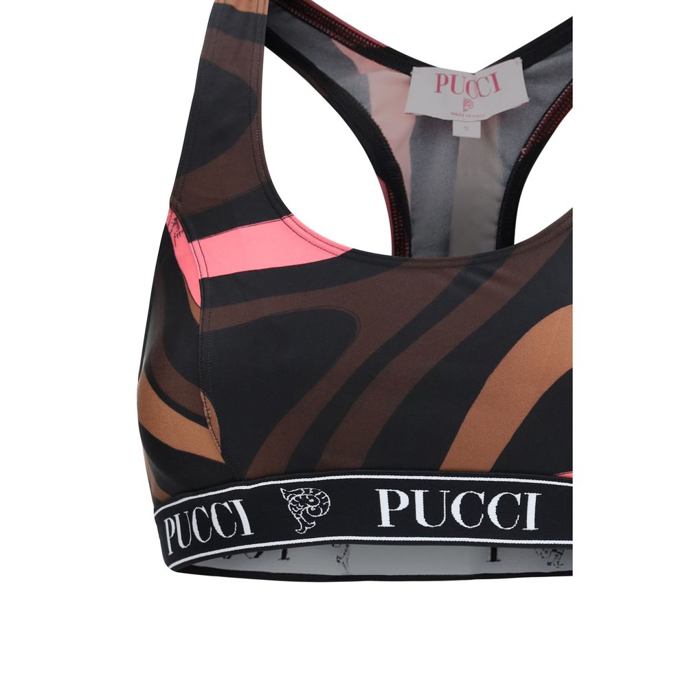 Emilio Pucci Sport-BH in Multicolor-Polyamid