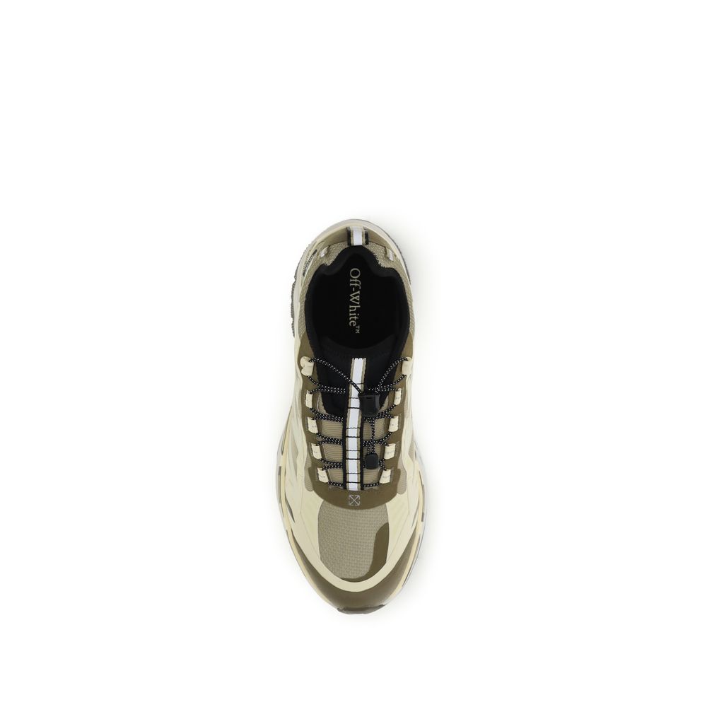 Off-White Athletik-Sneaker aus Polyester in Bicolor