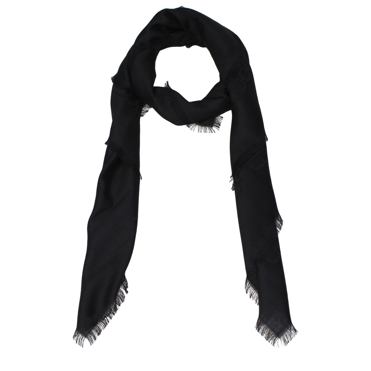 Tom Ford Schwarzer Kaschmir-Foulard