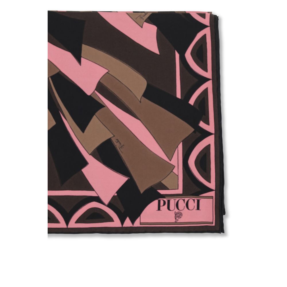 Emilio Pucci Mehrfarbiger Seidenschal