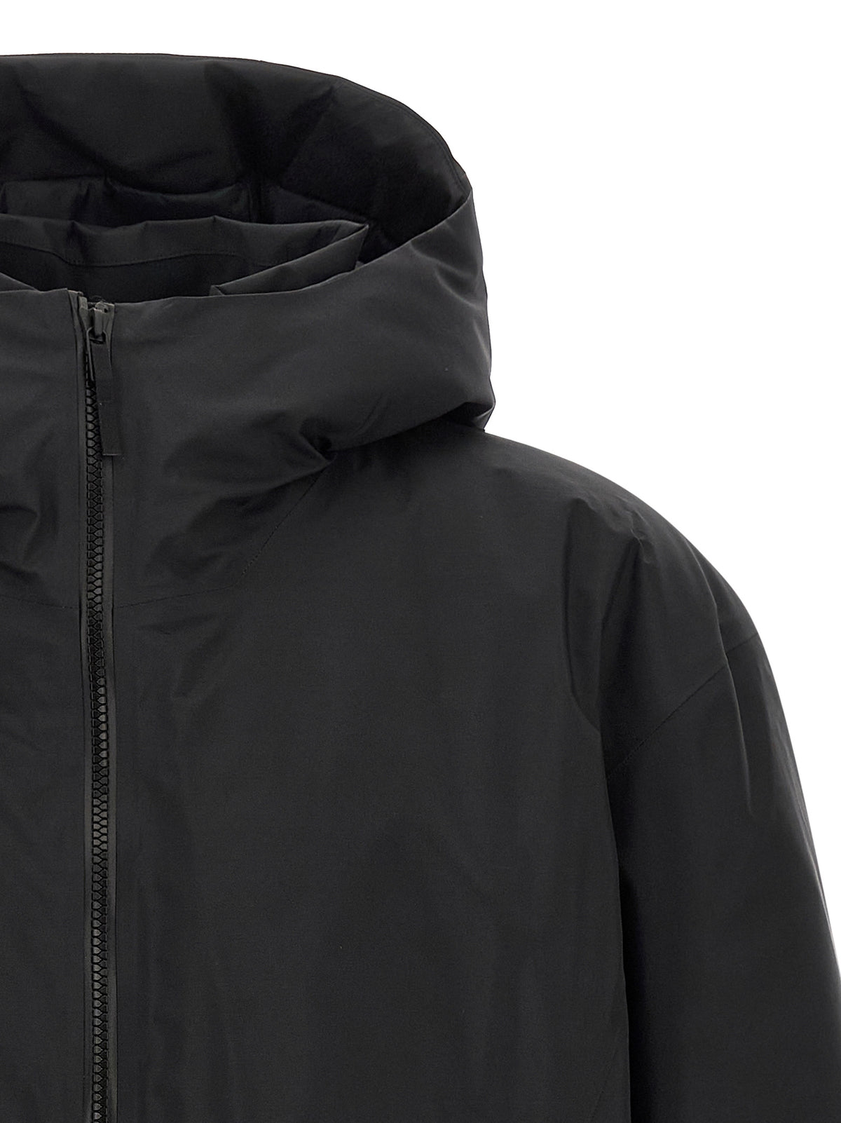 Arc'teryx Veilance Schwarze Nylon-Shell-Jacke