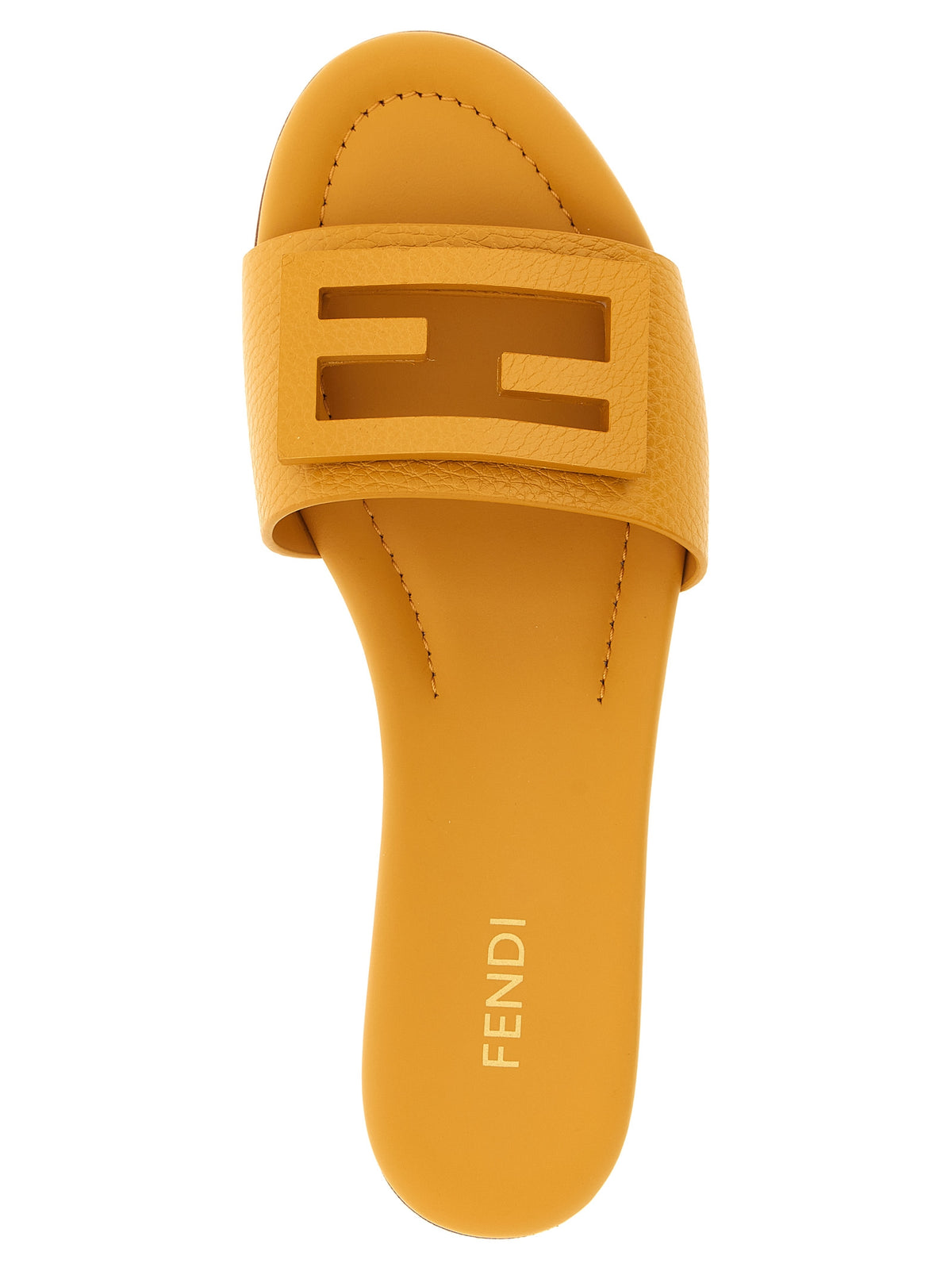 Fendi Multicolor Kalbsleder-Slipper