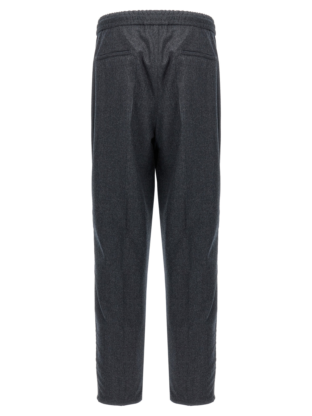 Brunello Cucinelli Graue Hose aus reiner Schurwolle