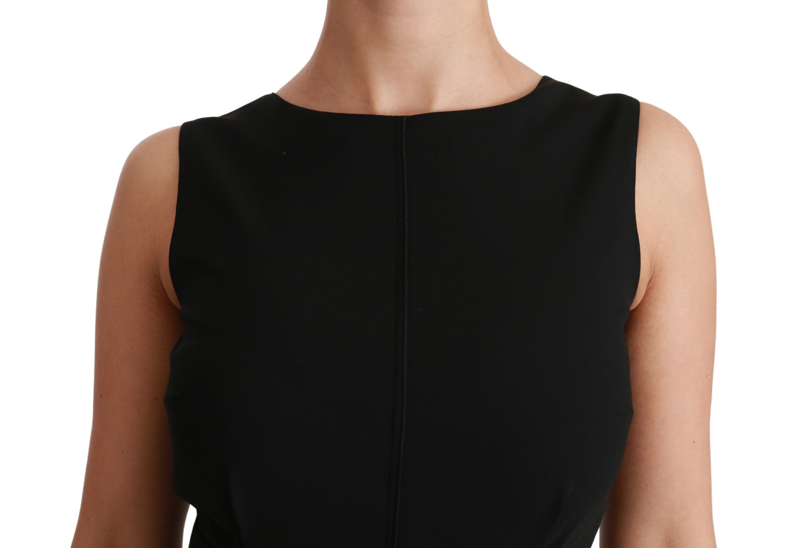 Dolce & Gabbana Schwarzes Etuikleid aus Stretch für den Ball