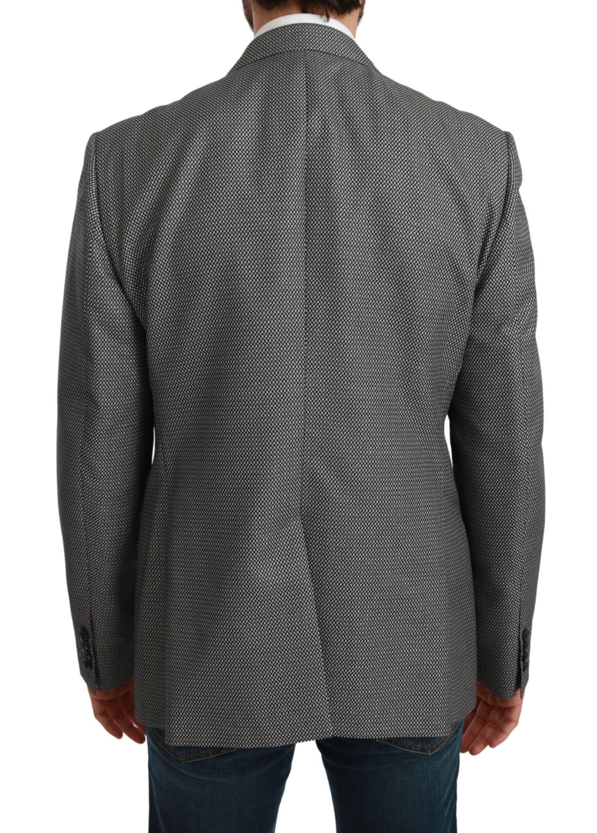 Dolce & Gabbana Grauer schmal geschnittener formeller MARTINI Blazer