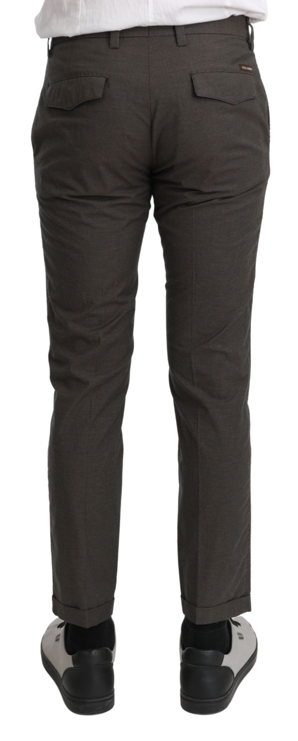 Dolce & Gabbana Braun Casual Herren Hose 100% Baumwolle Hose