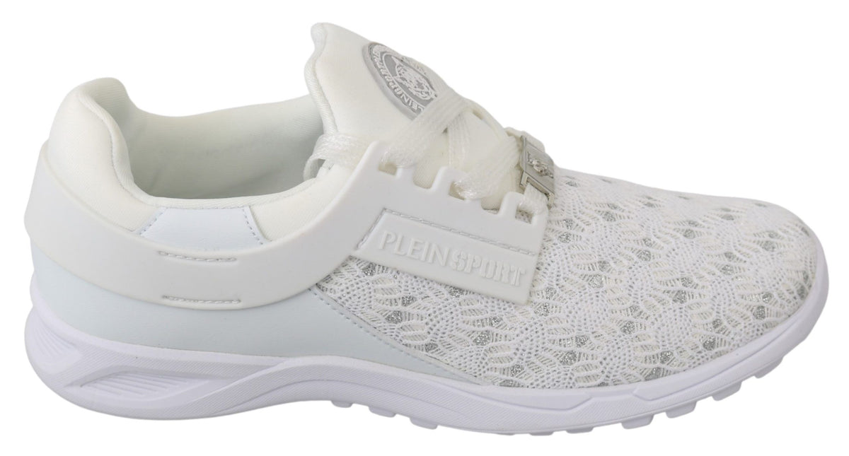 Philipp Plein Weiß Polyester Freizeitschuhe Schuhe