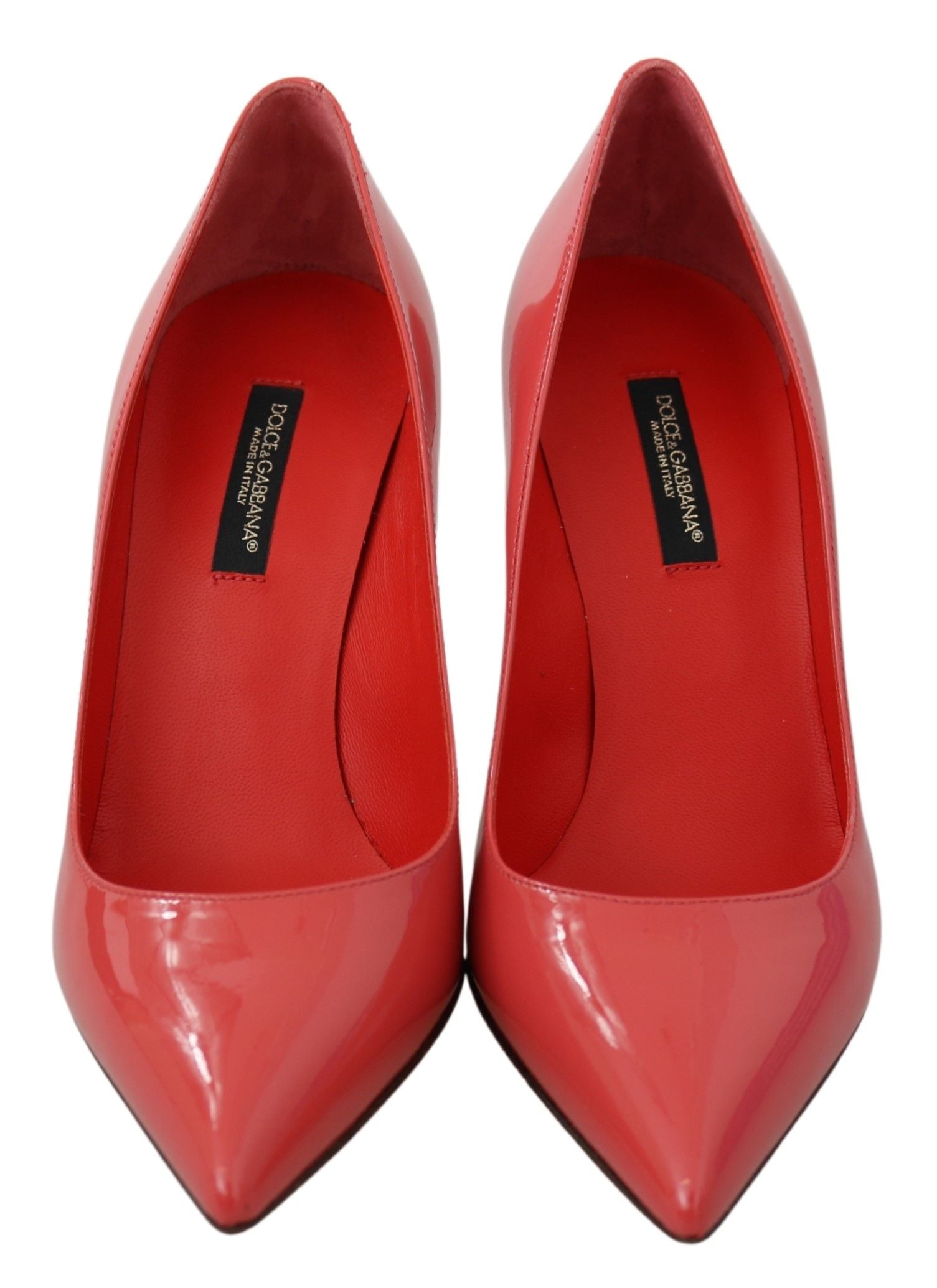 Dolce & Gabbana Dunkelrosa Lackleder Heels Pumps