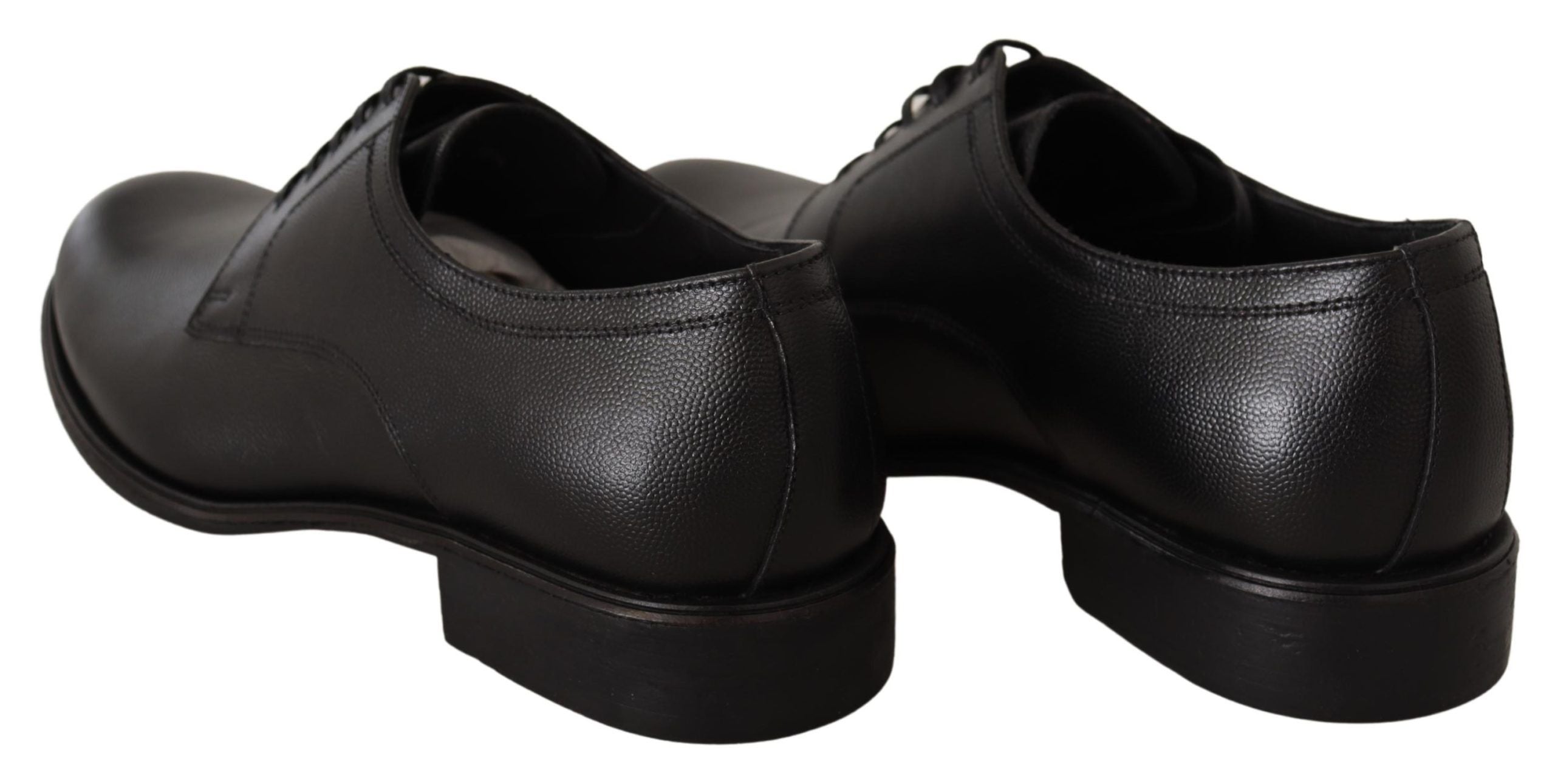 Dolce & Gabbana Schwarze Lederschnürschuhe für Herren Formaler Derby