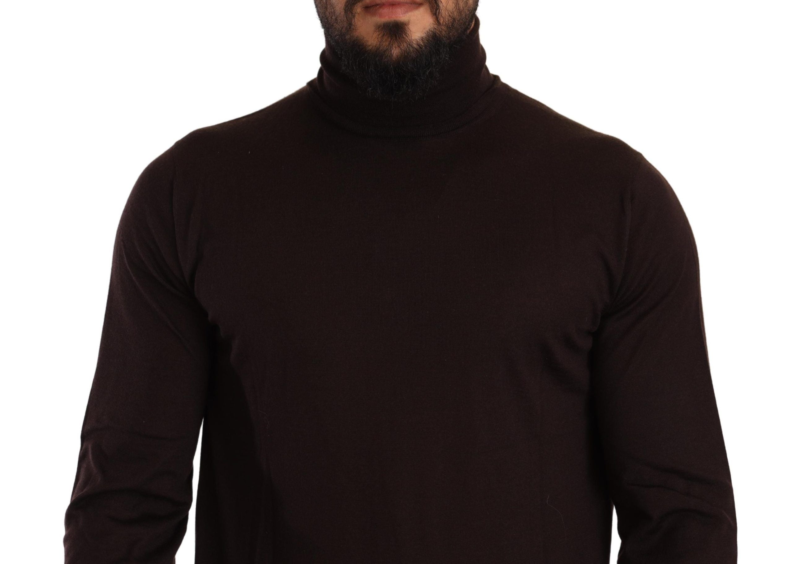 Dolce & Gabbana Brauner Kaschmir-Rollkragenpullover