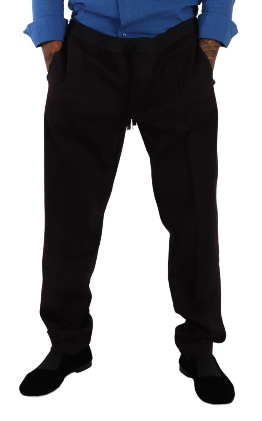 Dolce & Gabbana Bordeaux Baumwolle Herren Skinny Hose Hose
