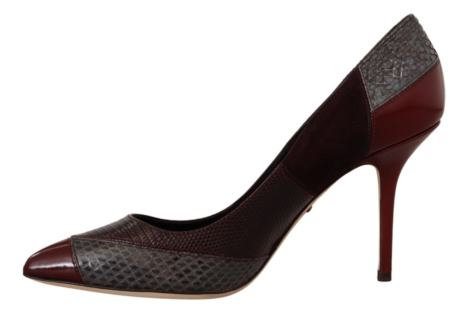 Dolce & Gabbana Multicolor Exotische Leder Absätze Pumps Schuhe