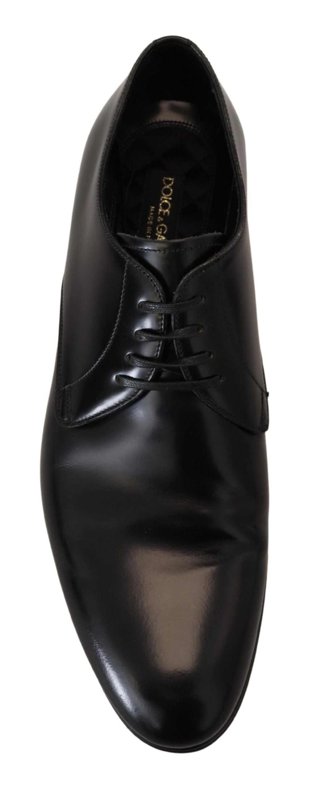 Dolce & Gabbana Schwarze Lederschuhe für formelle Anlässe
