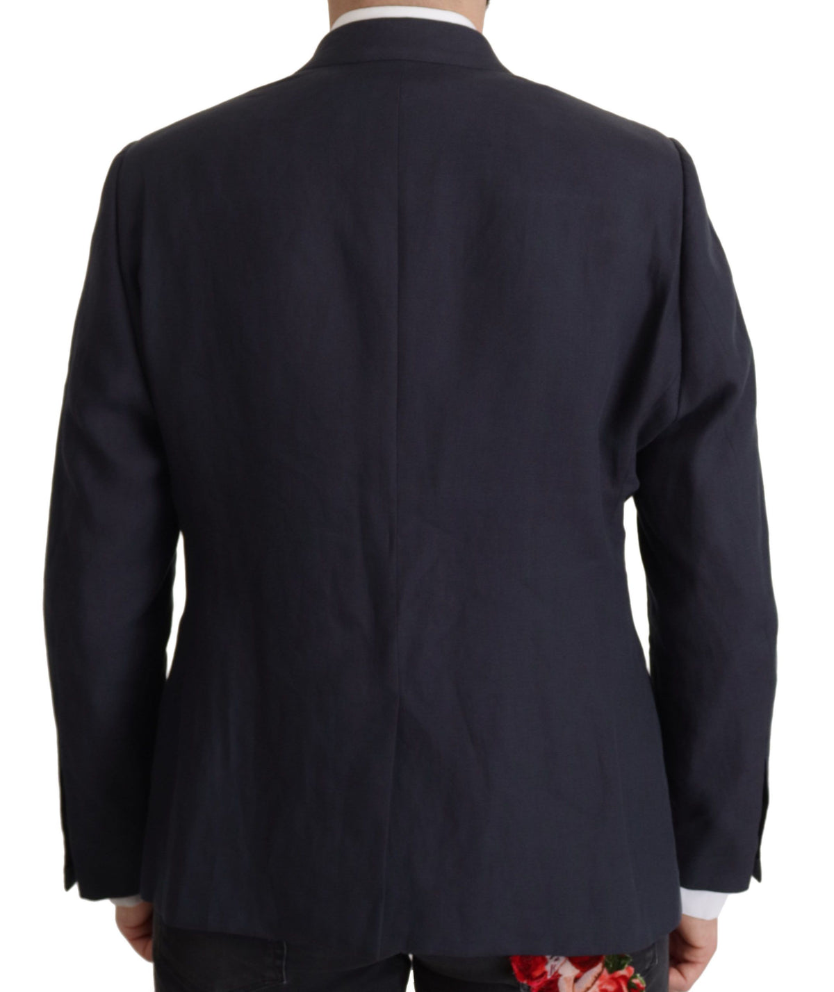 Dolce & Gabbana Dunkelblau ALTA SARTORIA Jacke Mantel Blazer