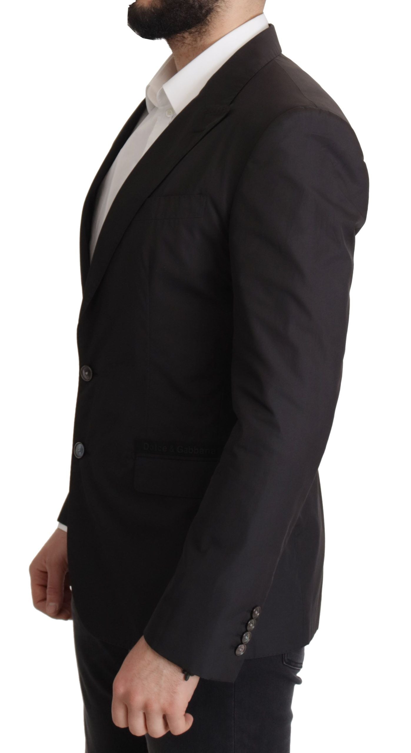Dolce & Gabbana Schwarzer einreihiger TAORMINA-Blazer