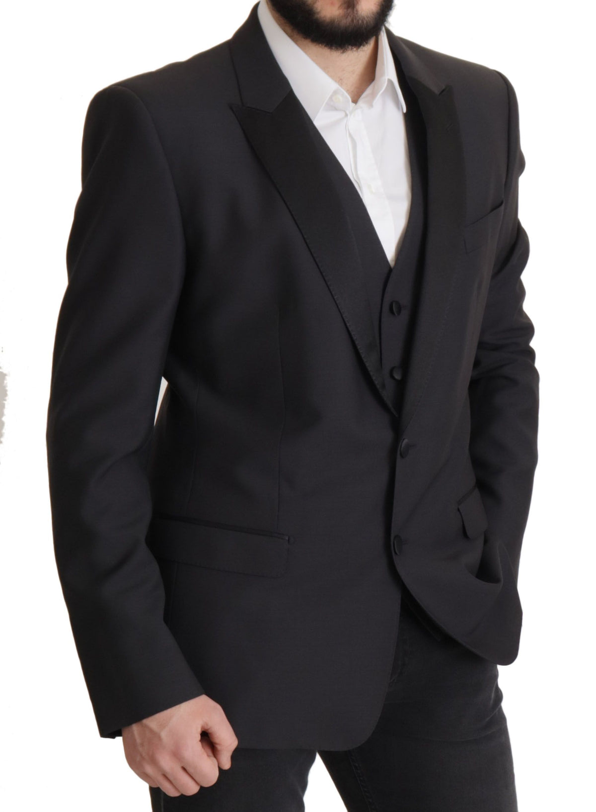 Dolce & Gabbana Dunkelblauer einreihiger MARTINI Blazer