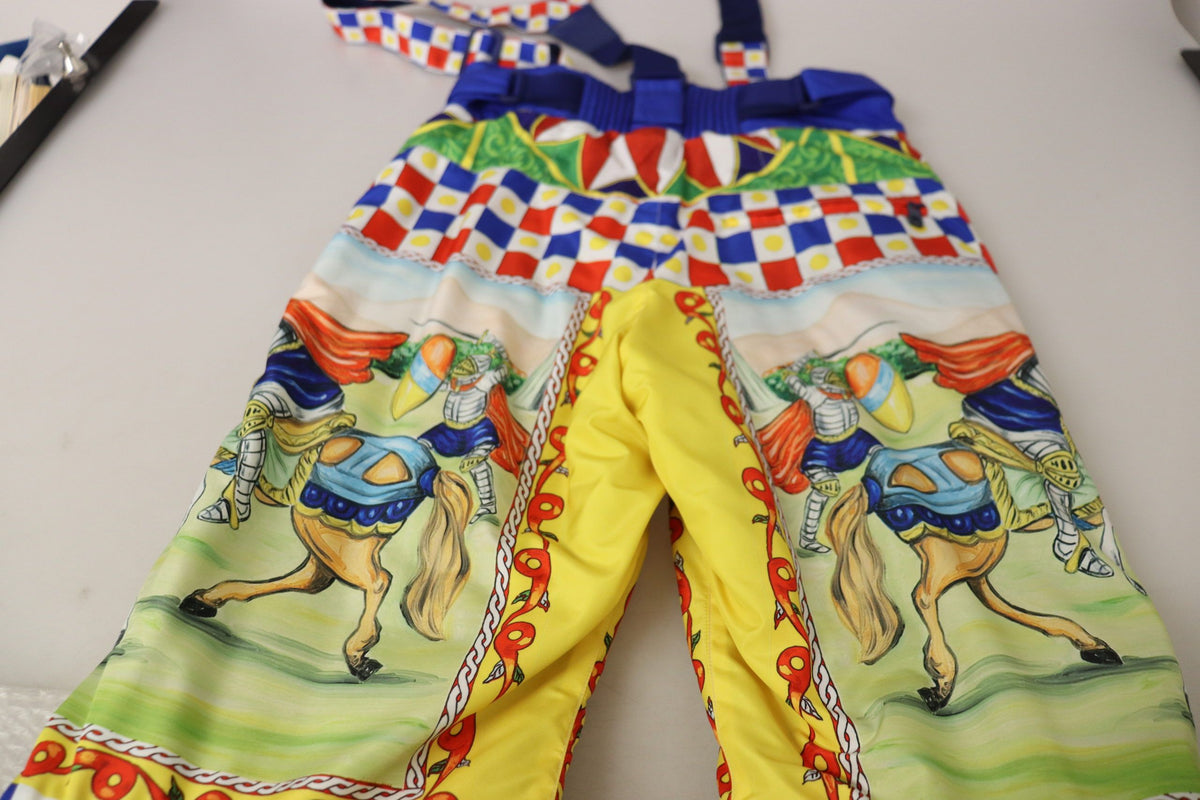 Dolce & Gabbana Multicolor Bedruckte Schneehose Hose