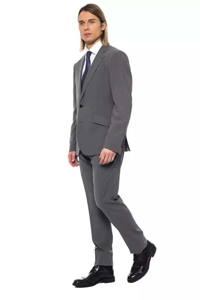 Billionaire Italian Couture Grauer Herren-Wollblazer