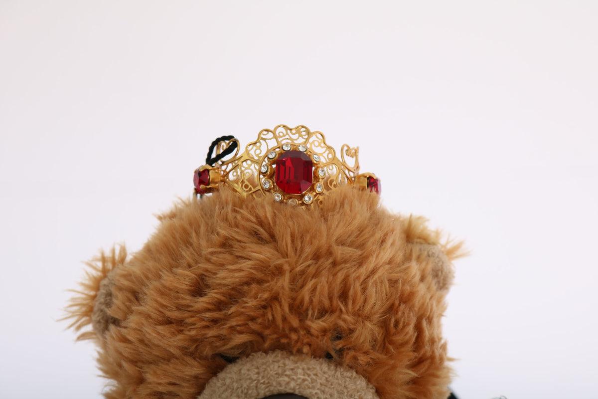 Dolce & Gabbana Teddybär Gold Kristallkrone Tiara Diadem Haarband