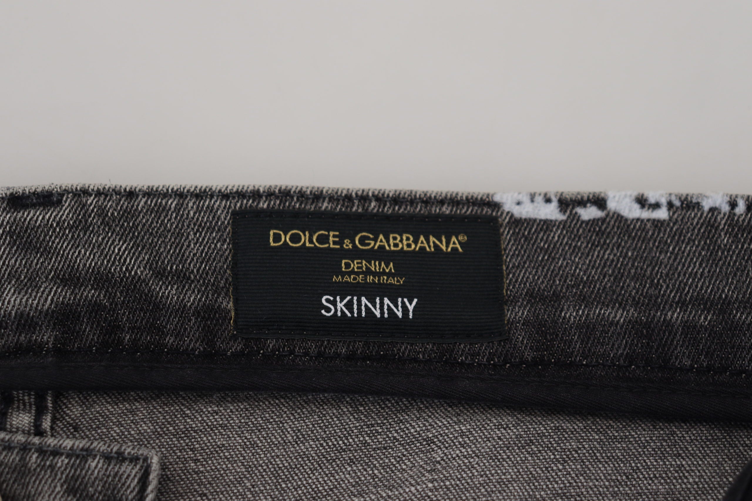 Dolce & Gabbana Multicolor Baumwolle Tie Dye Skinny Denim Jeans