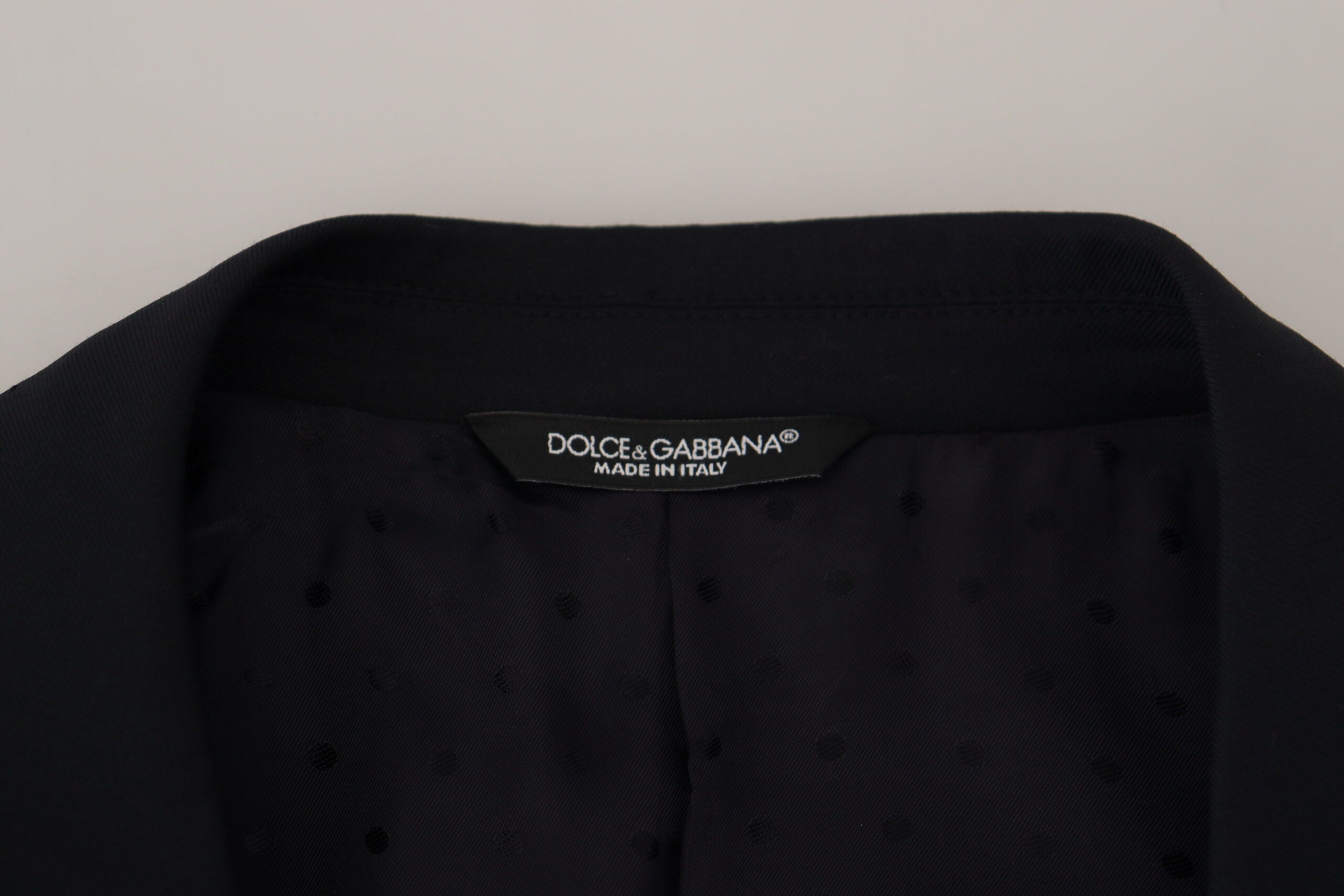 Dolce & Gabbana Dunkelblauer formeller Sicilia Blazer aus Wolle
