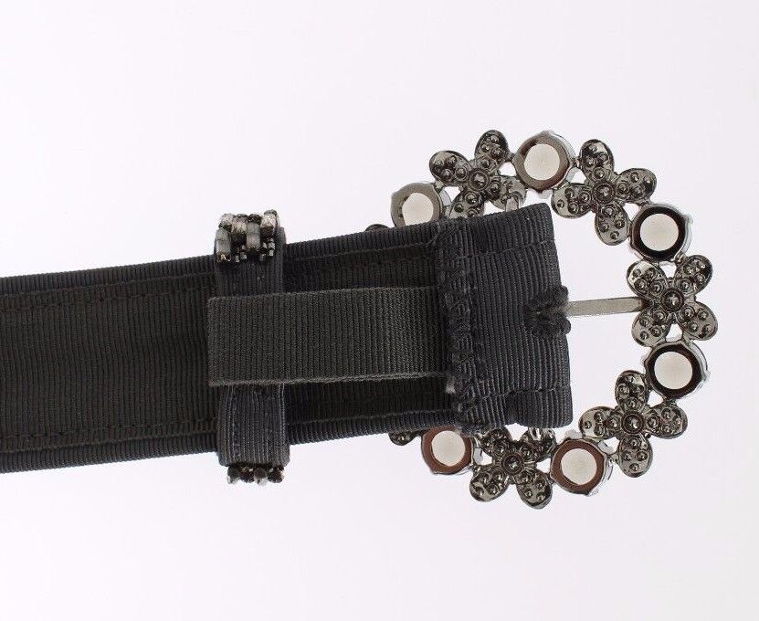 Dolce & Gabbana Multicolor Breiter Kristall Schnalle Pailletten Gürtel