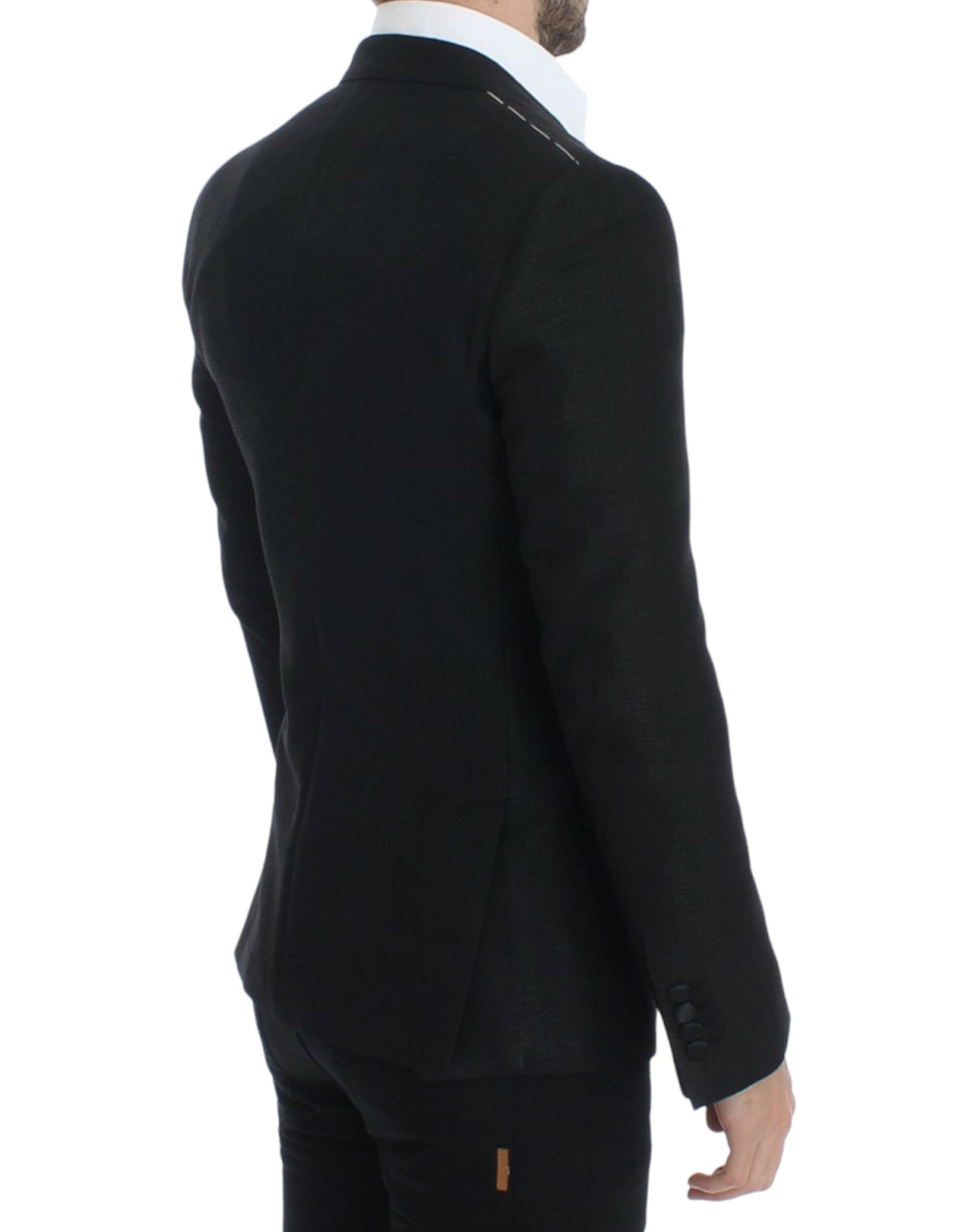 Dolce & Gabbana Schmaler schwarzer Wollblazer von MARTINI