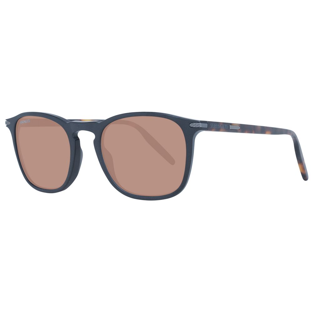 Serengeti Schwarze Sonnenbrille aus Acetat
