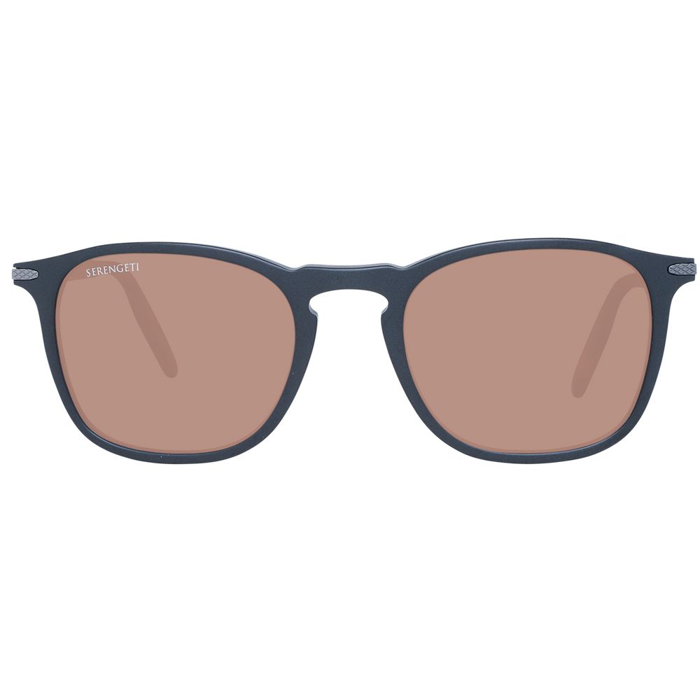 Serengeti Schwarze Sonnenbrille aus Acetat