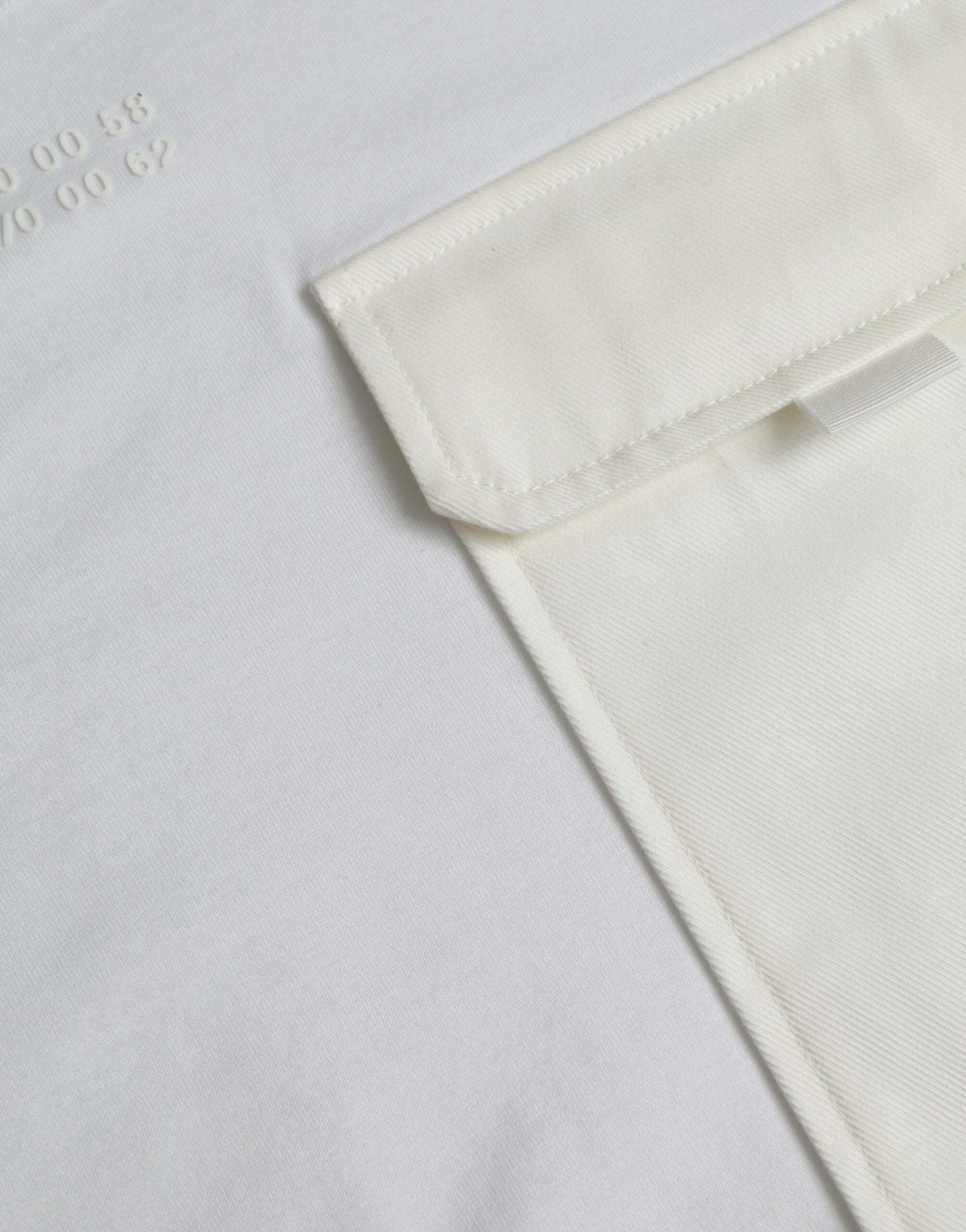 Dolce & Gabbana Weißes Baumwoll-T-Shirt mit Brusttasche und kurzen Ärmeln