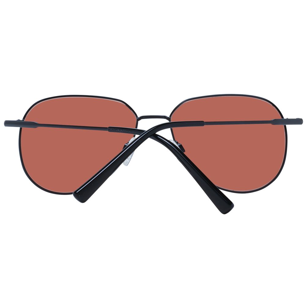 Serengeti Schwarze Sonnenbrille aus Metall