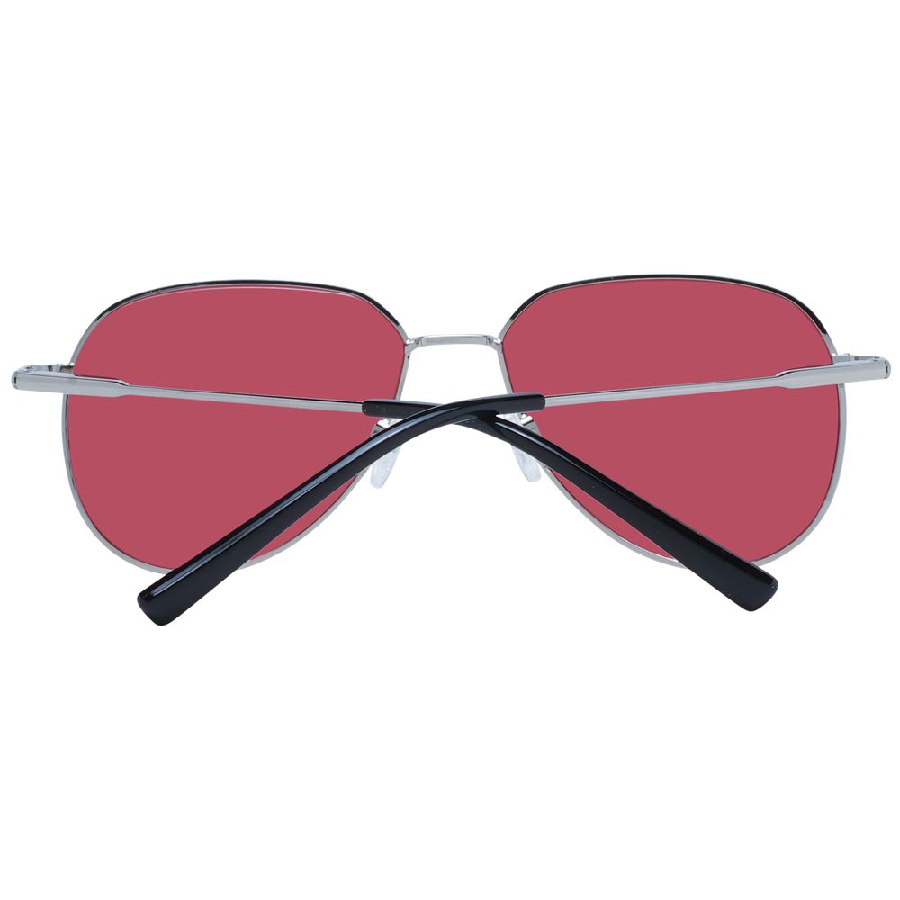 Serengeti Sonnenbrille aus silbernem Metall