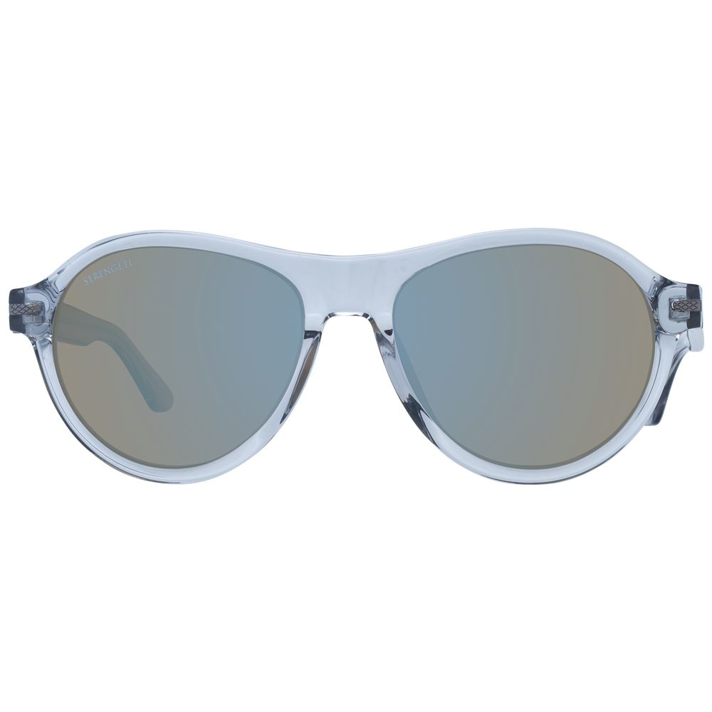 Serengeti Sonnenbrille aus transparentem Acetat